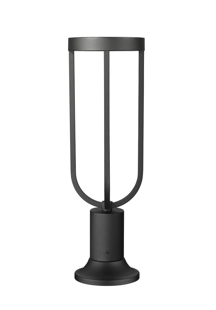 Leland - LED 1 Light Outdoor Pier Mount Light (5005PHM-553PM-BK)