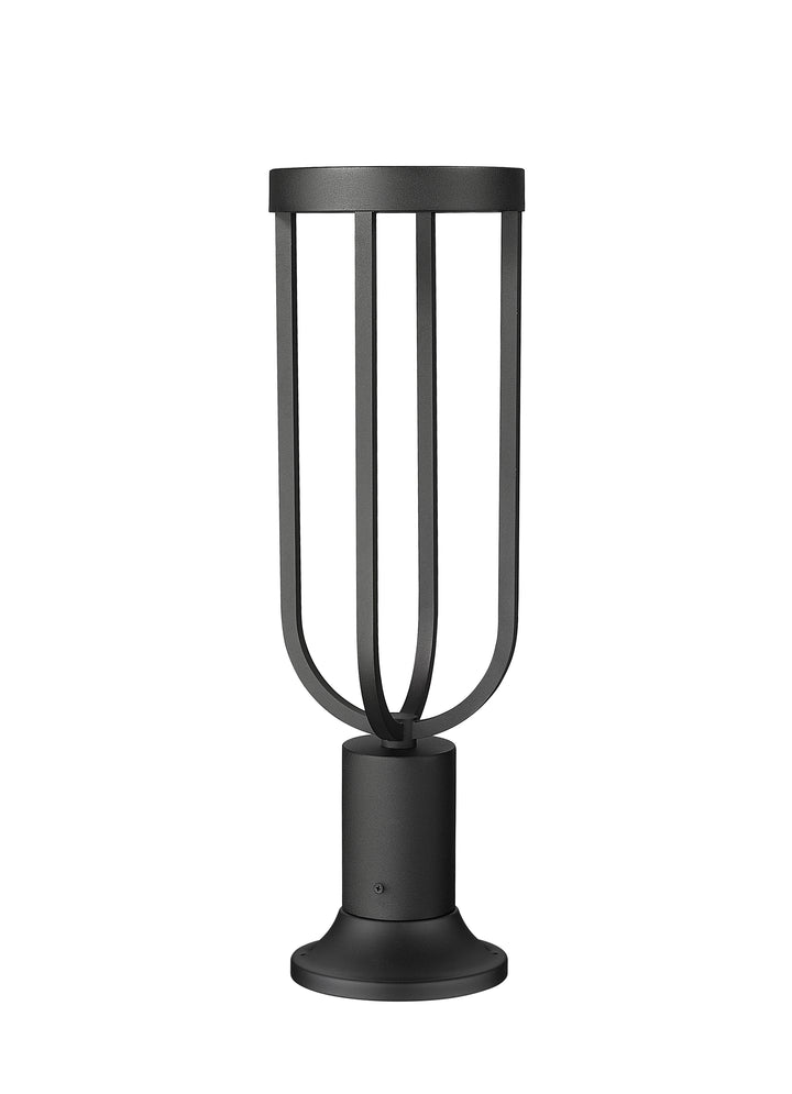 Leland - LED 1 Light Outdoor Pier Mount Light (5005PHM-553PM-BK)