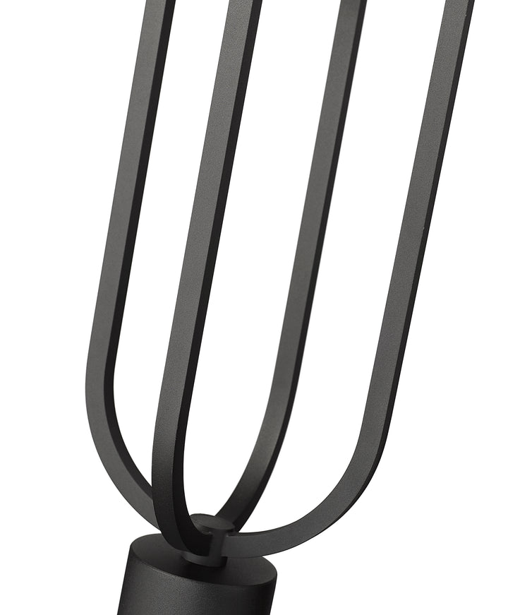 Leland - LED 1 Light Outdoor Pier Mount Light (5005PHM-553PM-BK)