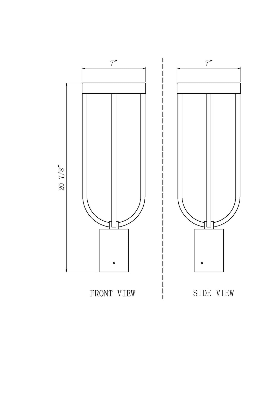 Leland - LED 1 Light Outdoor Post Light