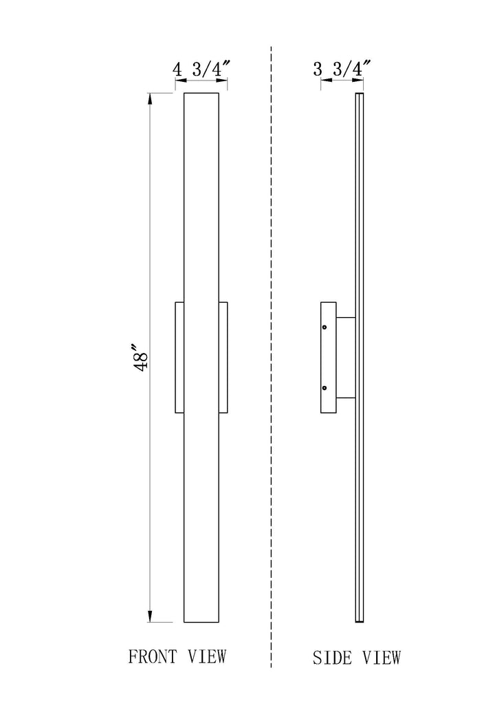 Stylet - LED 4 Light Outdoor Wall Light