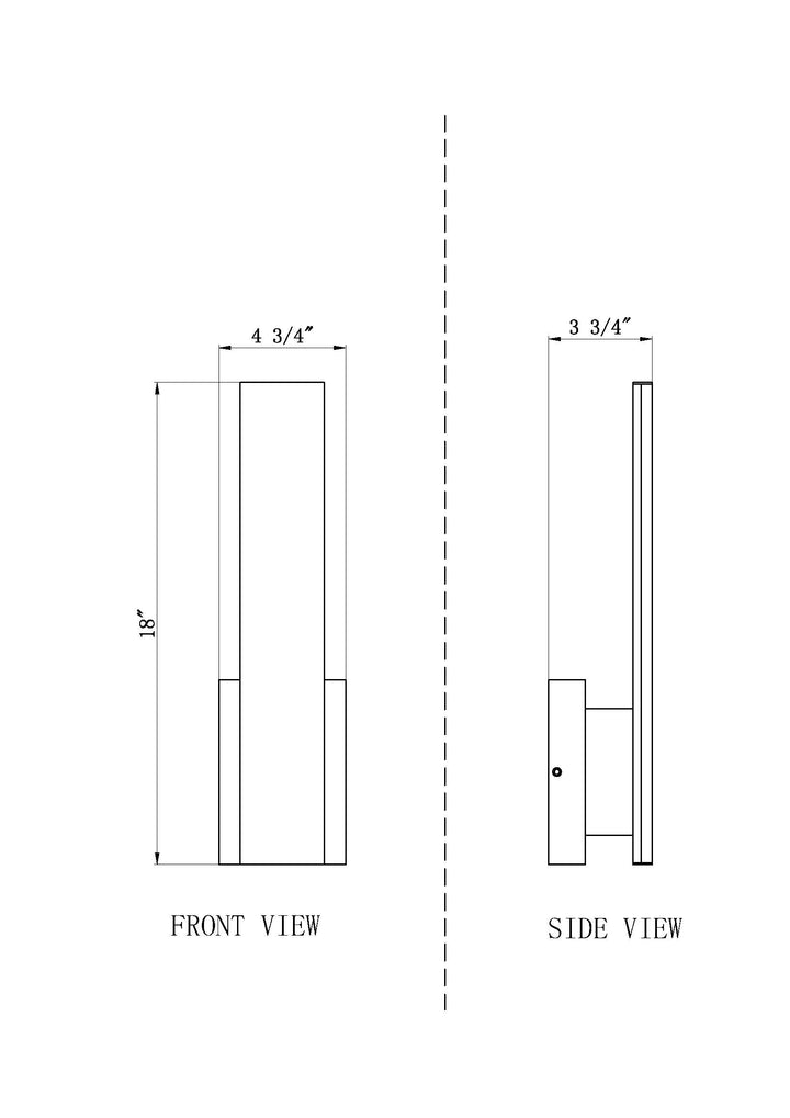 Stylet - LED 2 Light Outdoor Wall Light