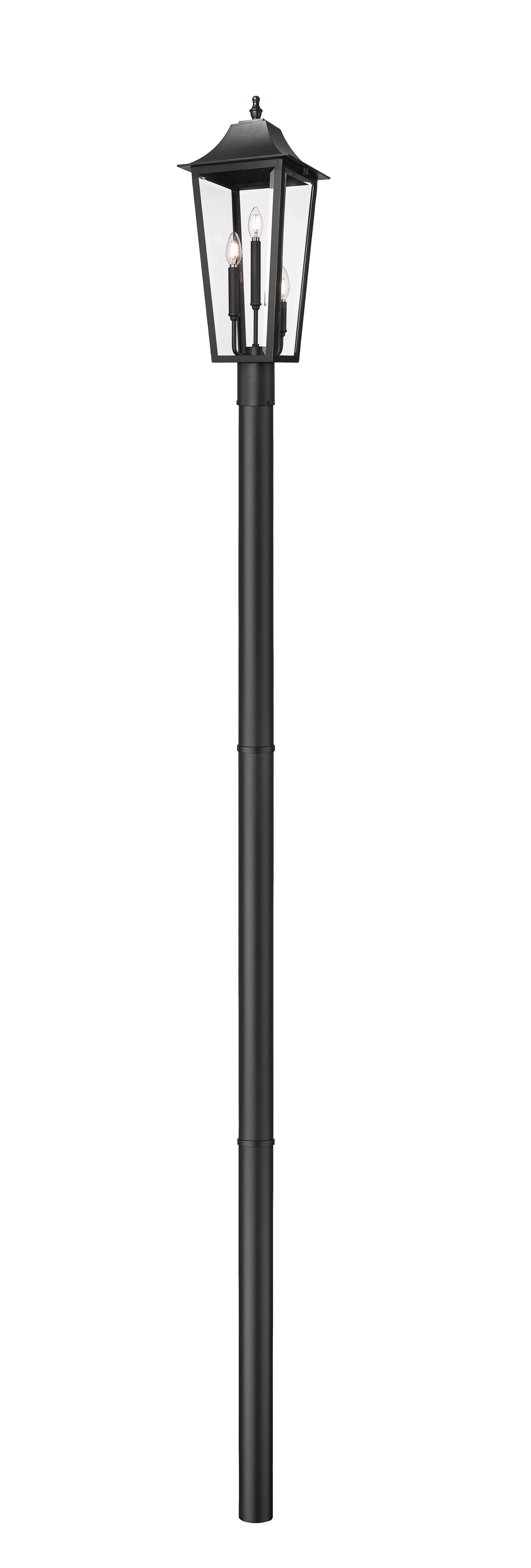 Gannon - 3 Light Outdoor Post Light (5008PHBR-5009P96)