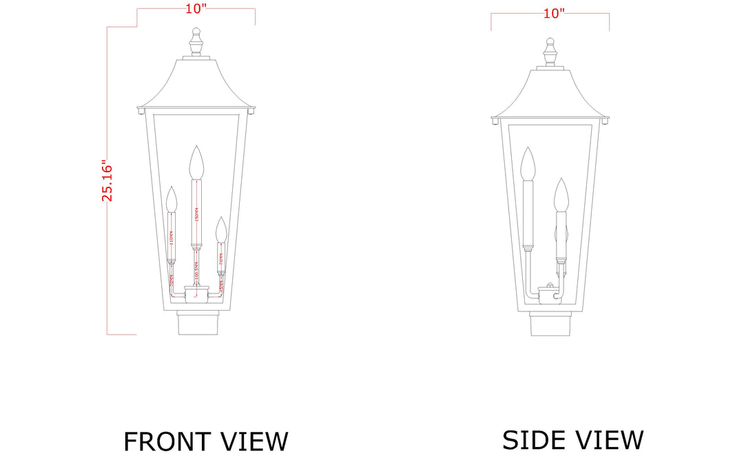 Gannon - Outdoor Post Light