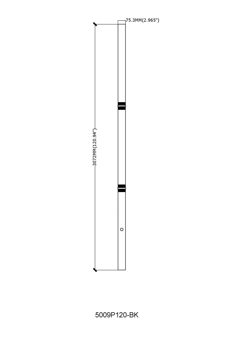 Outdoor Post - Outdoor Post & Hardware (5009P120)