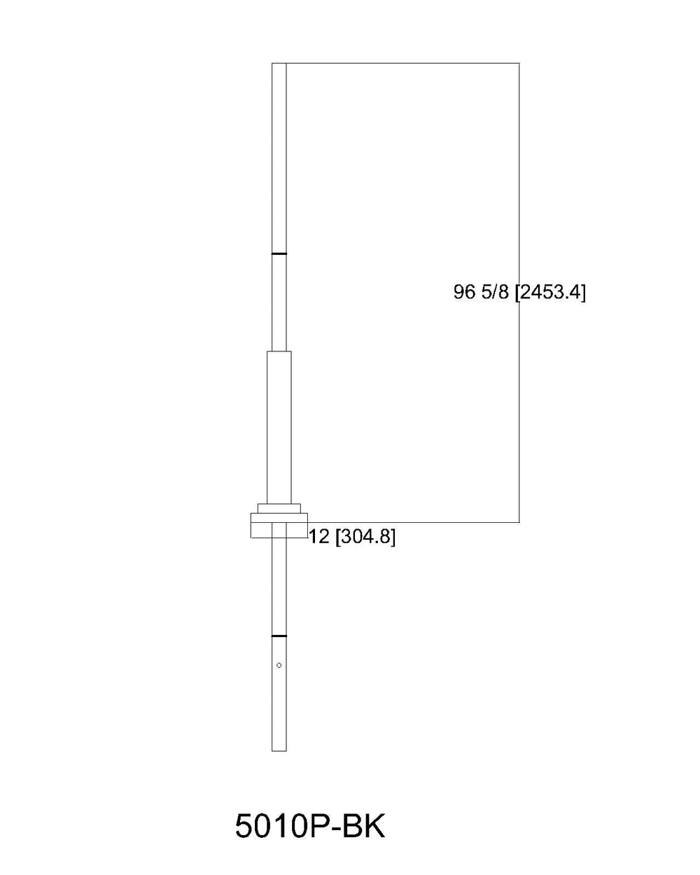 Outdoor Post - Outdoor Post & Hardware (5010P)