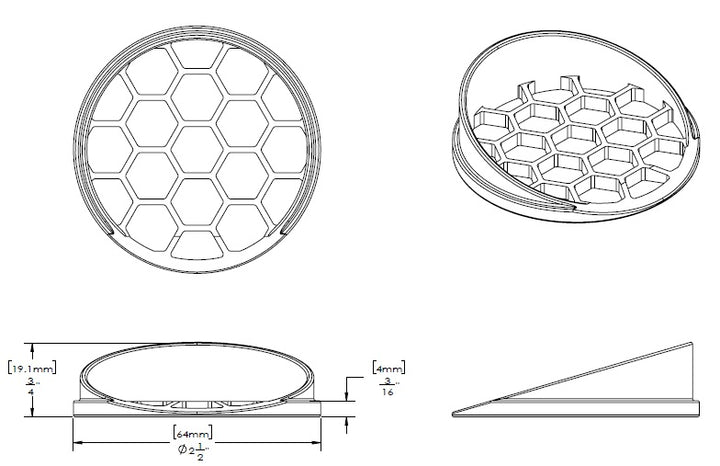 Honeycomb Lens Landscape Accent by WAC Lighting - view 2