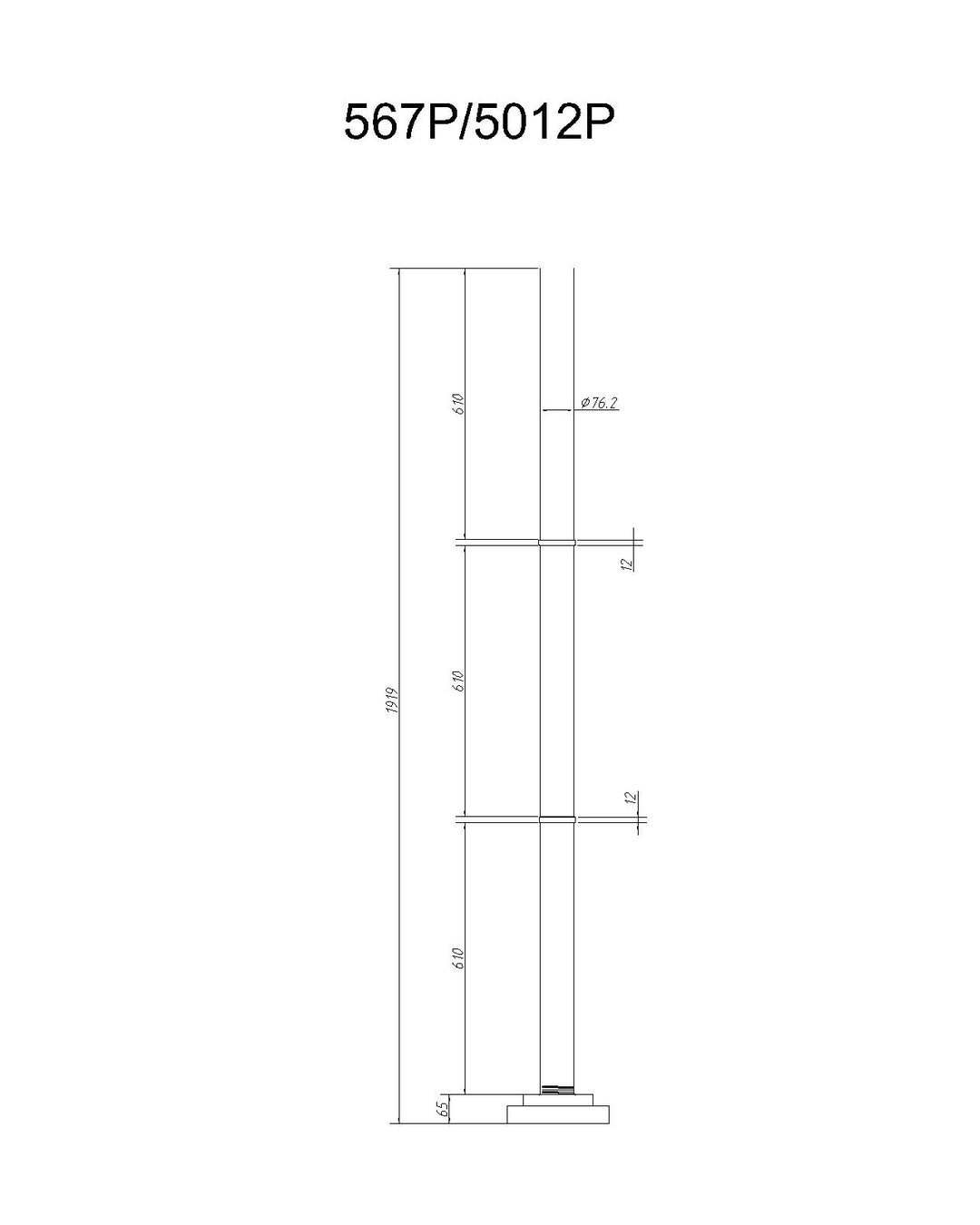 Outdoor Post - Outdoor Post &amp; Hardware (5012P)