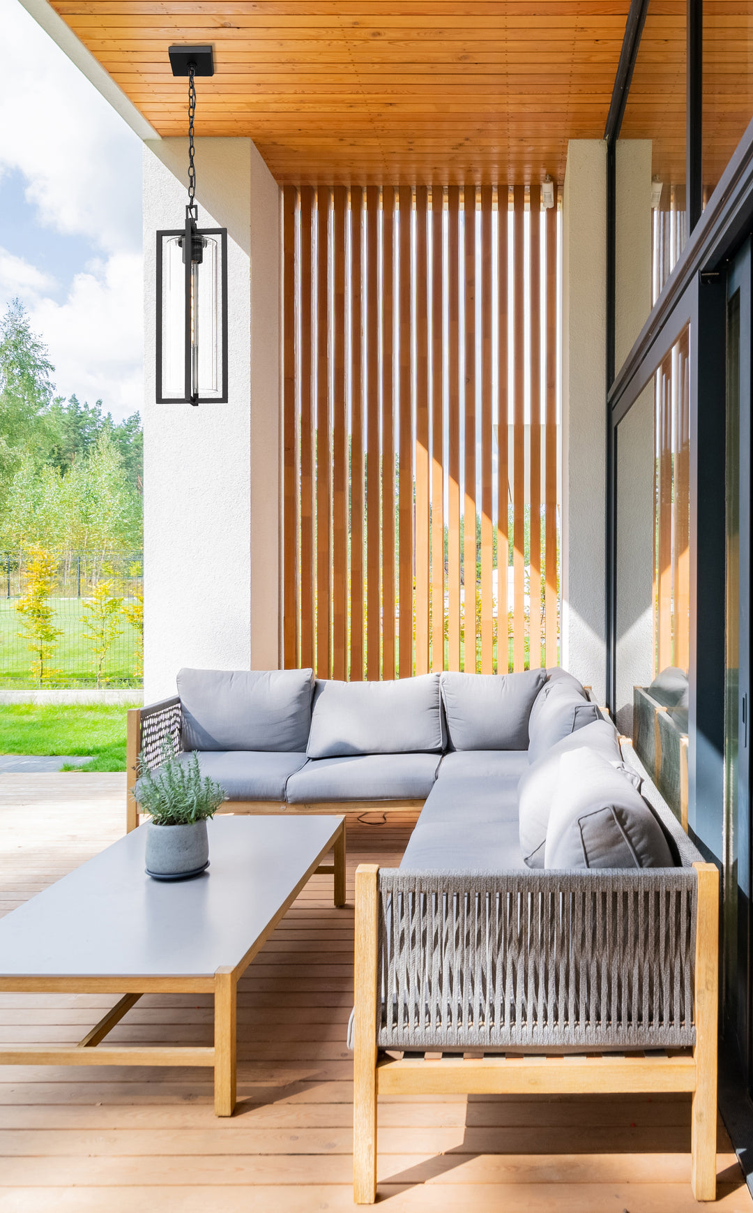 Aura - 1 Light Outdoor Pendant