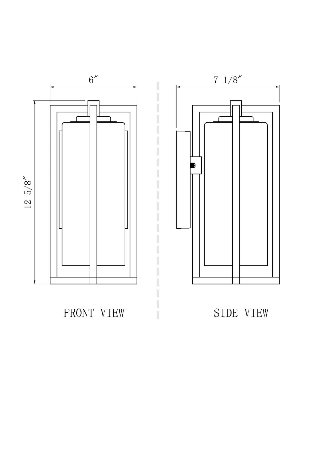 Aura - 1 Light Outdoor Wall Light