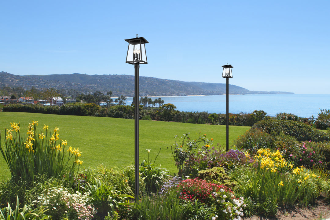 Rainer - 4 Light Outdoor Post Light (5015PHBR-5009P96)