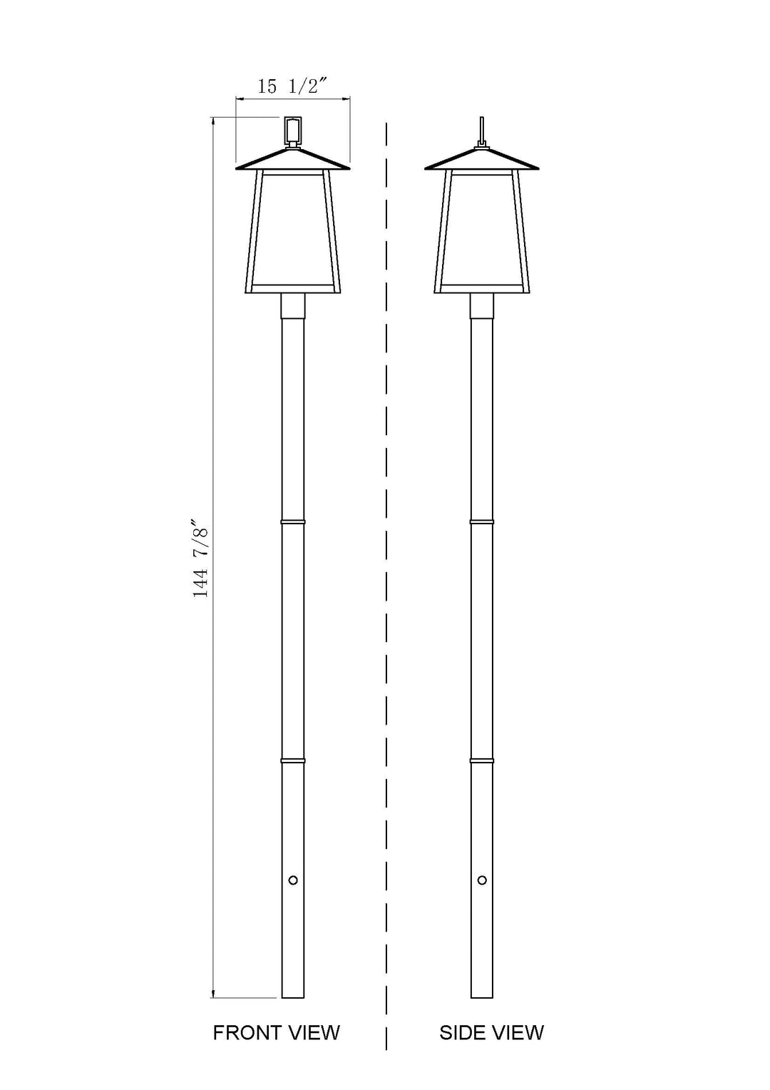 Rainer - 5 Light Outdoor Post Light (5015PHXLR-5009P120)