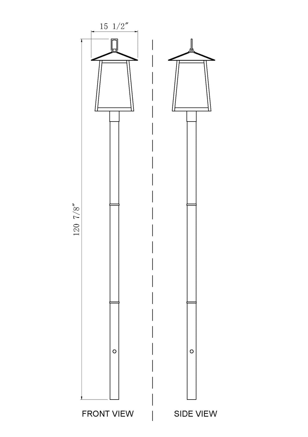Rainer - 5 Light Outdoor Post Light (5015PHXLR-5009P96)