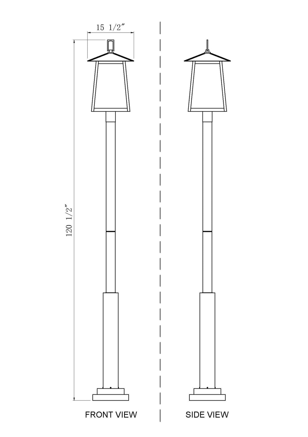 Rainer - 5 Light Outdoor Post Light (5015PHXLR-5010P)