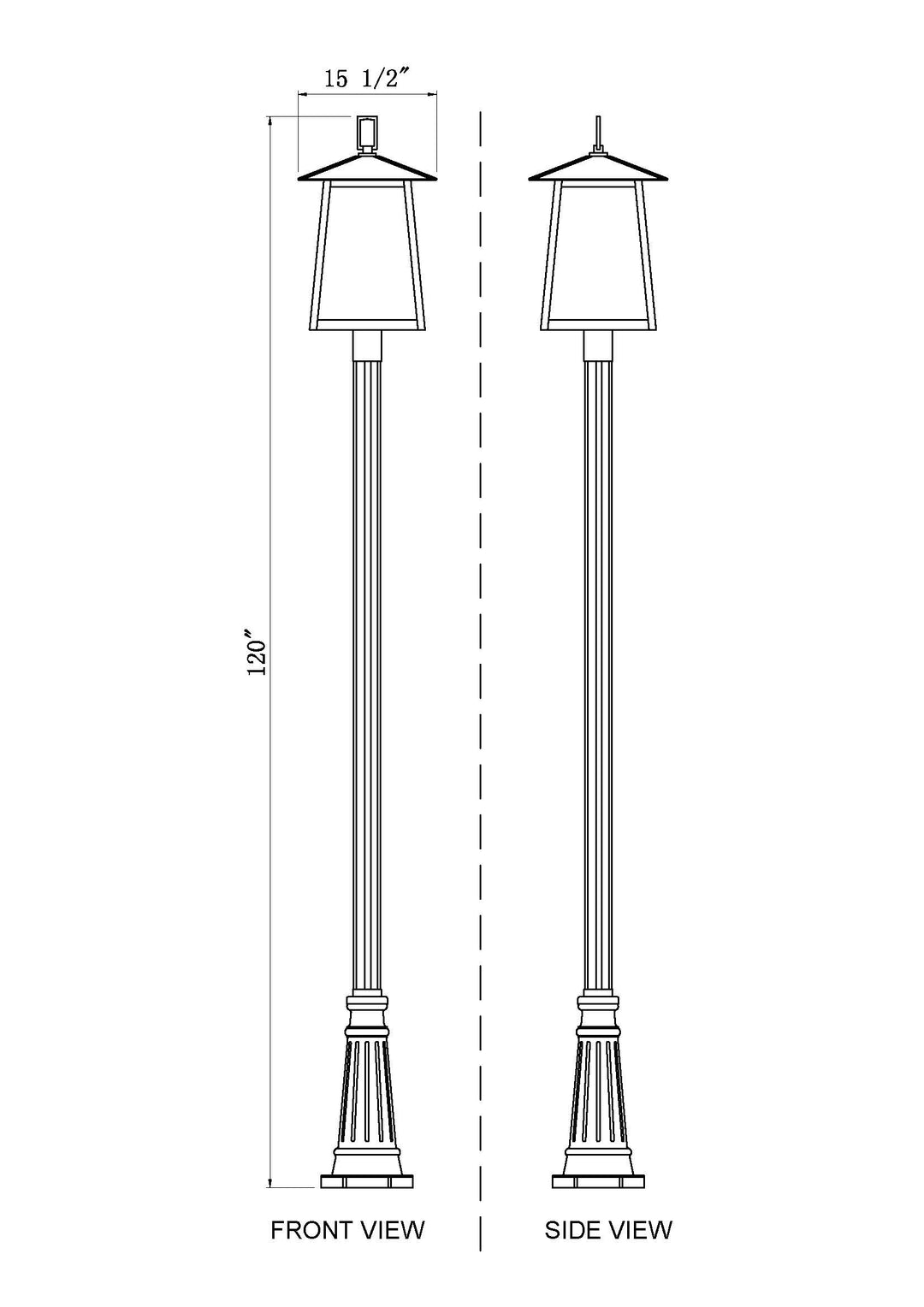 Rainer - 5 Light Outdoor Post Light (5015PHXLR-519P)