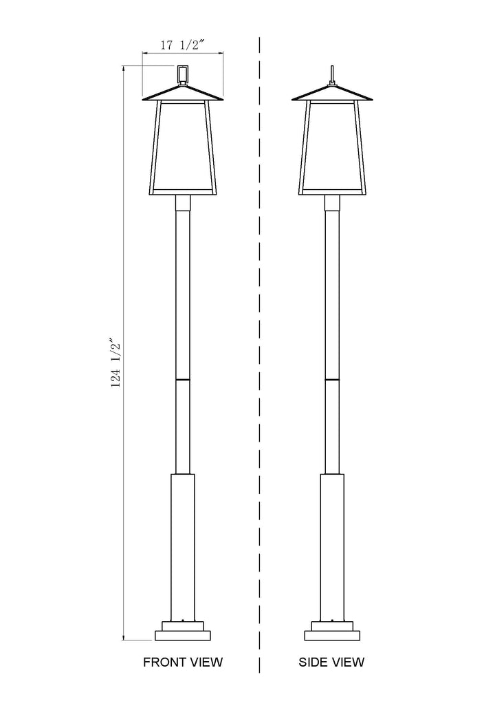 Rainer - 6 Light Outdoor Post Light (5015PHXXLR-5010P)