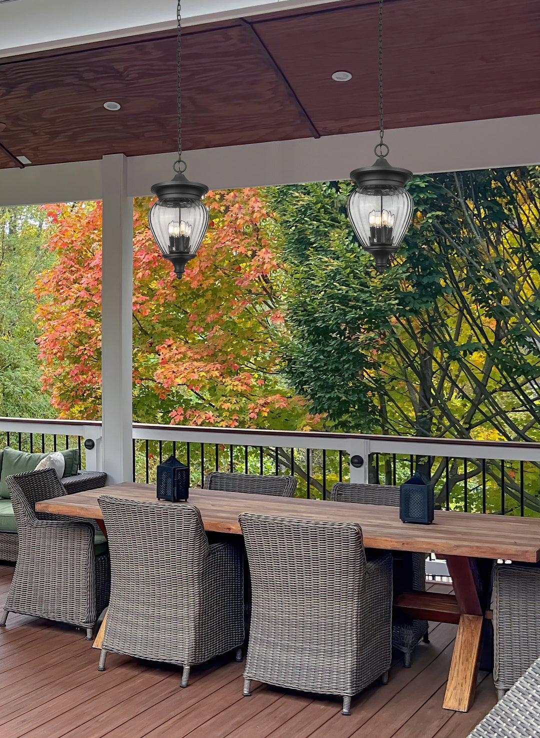 Davina - 4 Light Outdoor Pendant