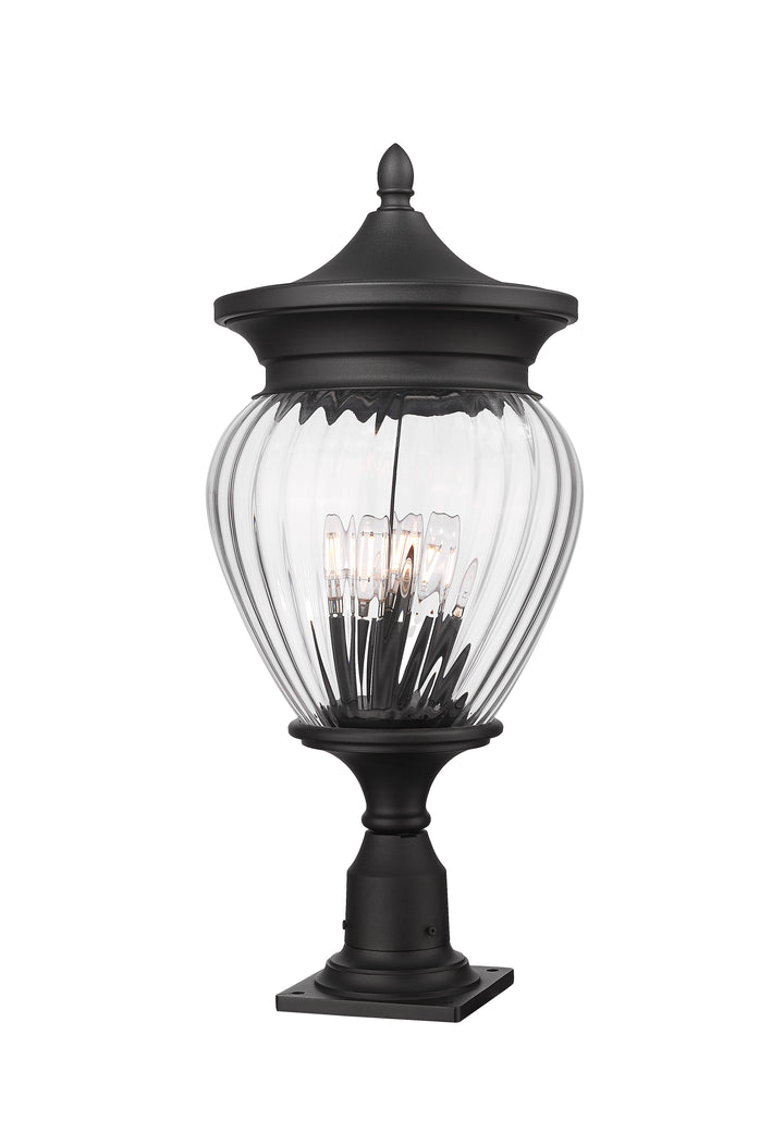 Davina - 4 Light Outdoor Pier Mount Light