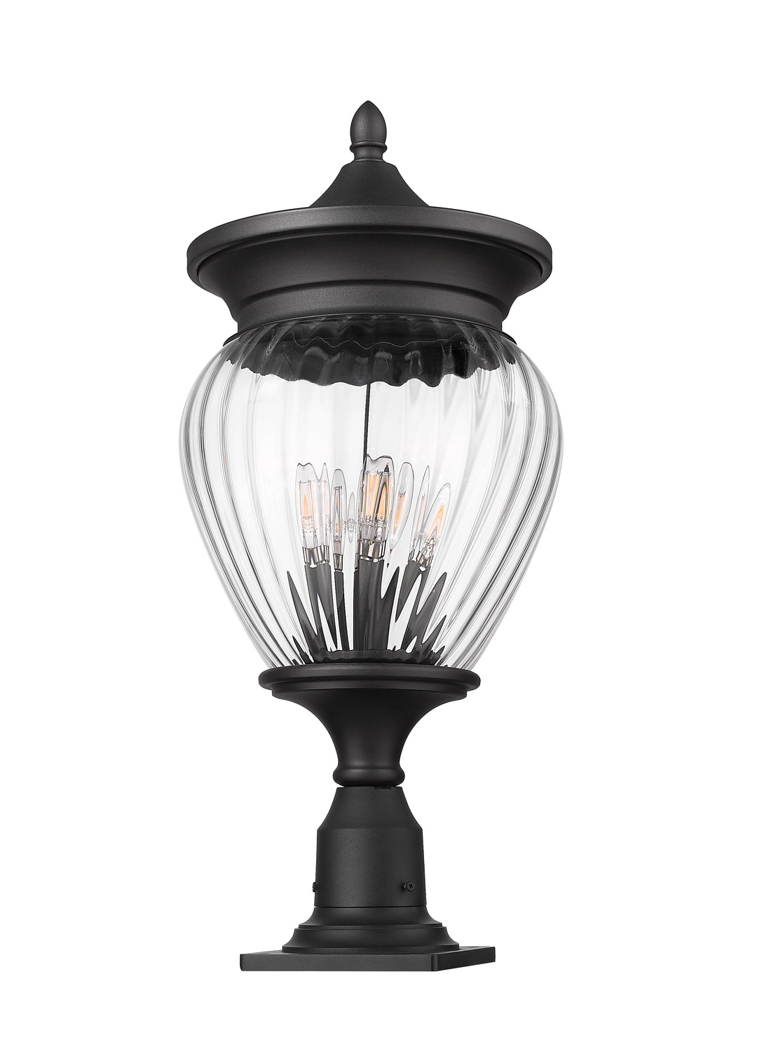Davina - 4 Light Outdoor Pier Mount Light