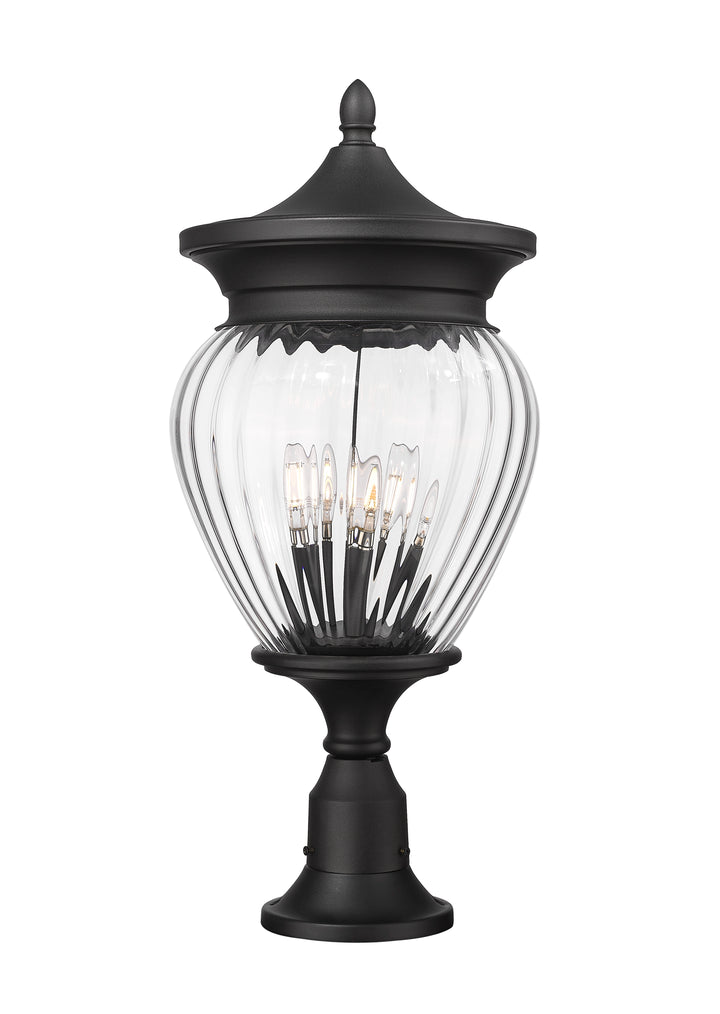 Davina - 4 Light Outdoor Pier Mount Light (5016PHBR-553PM)