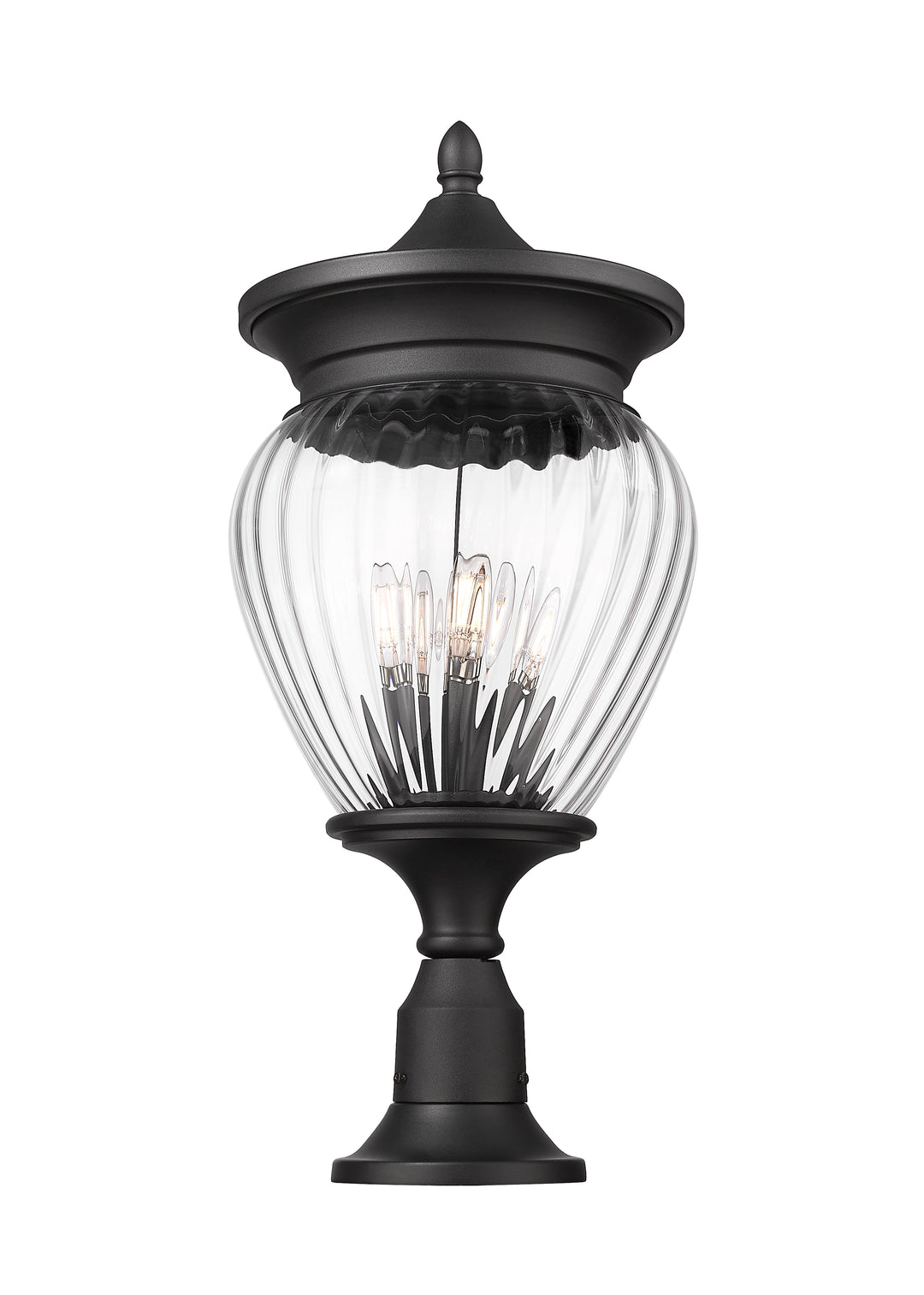 Davina - 4 Light Outdoor Pier Mount Light (5016PHBR-553PM)