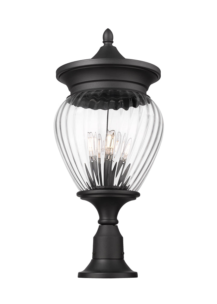 Davina - 4 Light Outdoor Pier Mount Light (5016PHBR-553PM)