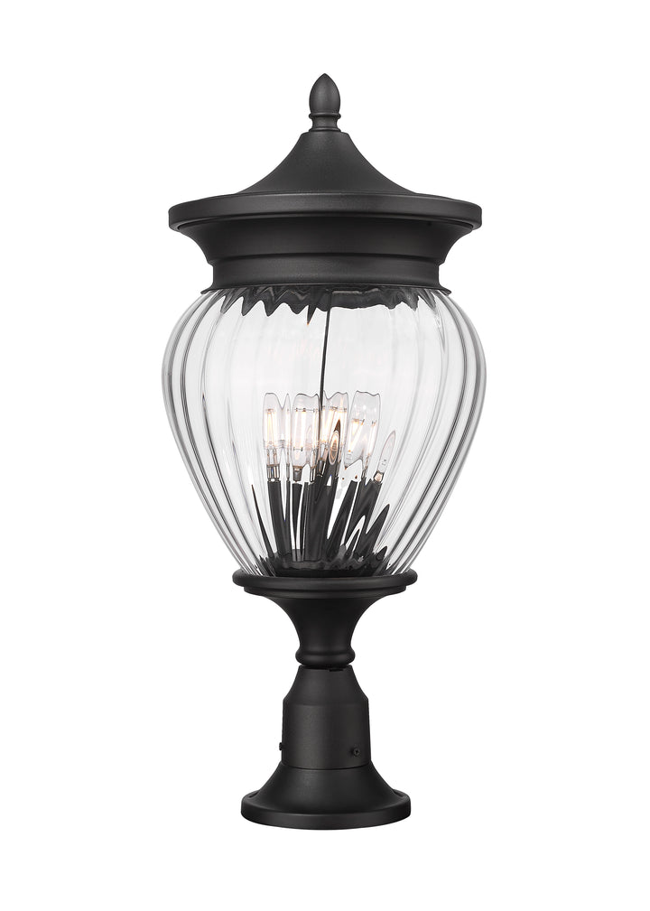 Davina - 4 Light Outdoor Pier Mount Light (5016PHBR-553PM)