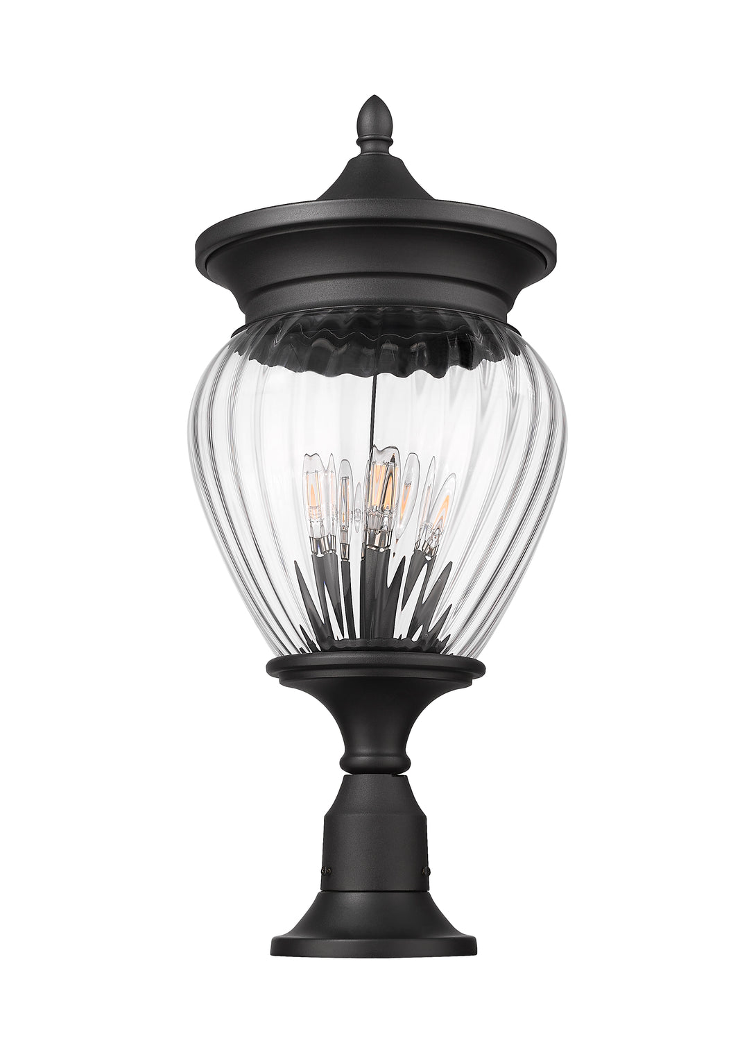 Davina - 4 Light Outdoor Pier Mount Light (5016PHBR-553PM)