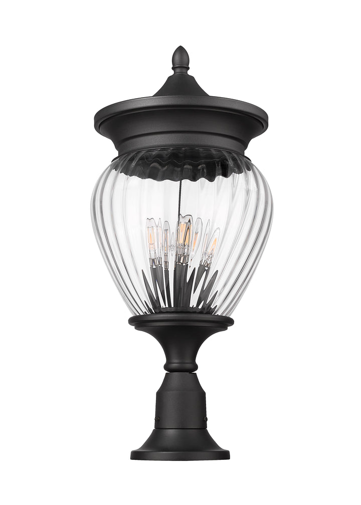 Davina - 4 Light Outdoor Pier Mount Light (5016PHBR-553PM)