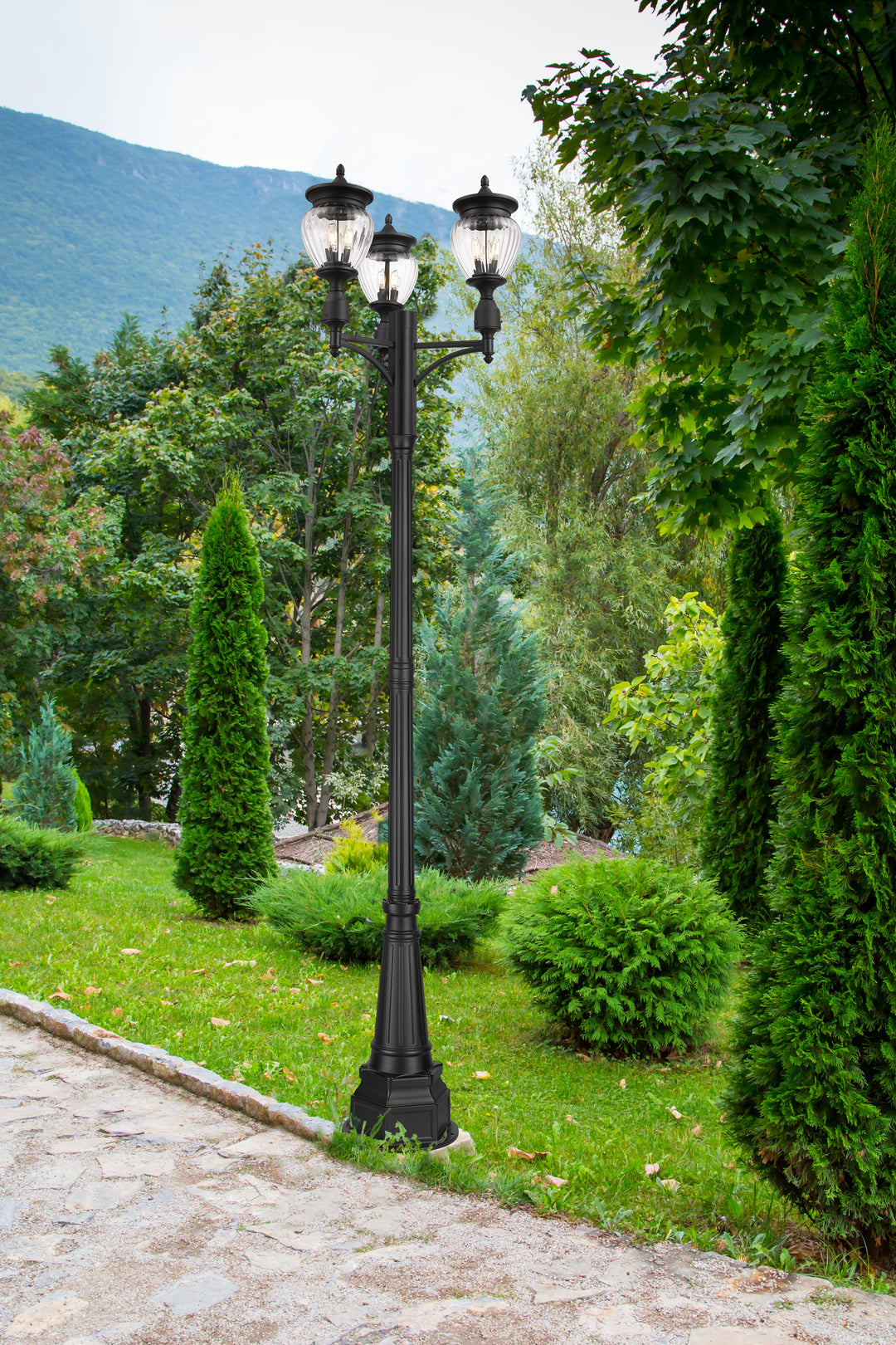 Davina - 9 Light Outdoor Post Light