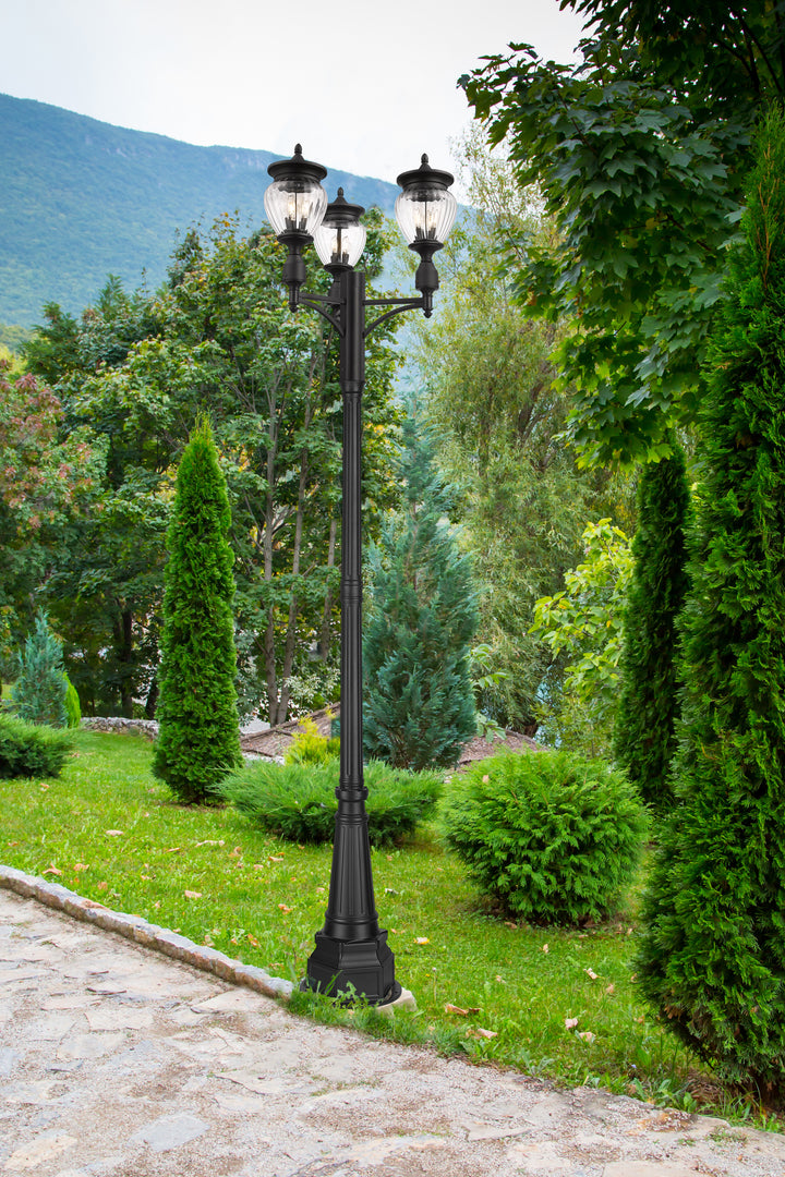 Davina - 9 Light Outdoor Post Light