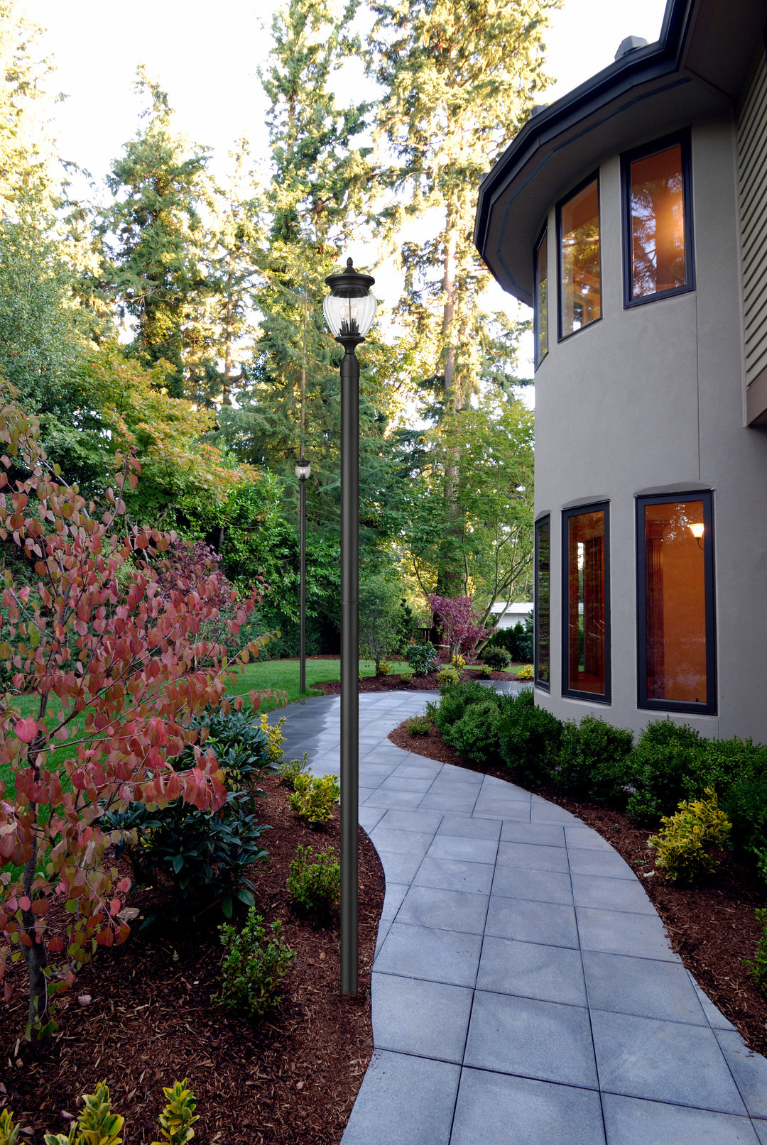 Davina - 3 Light Outdoor Post Light (5016PHMR-5009P120)