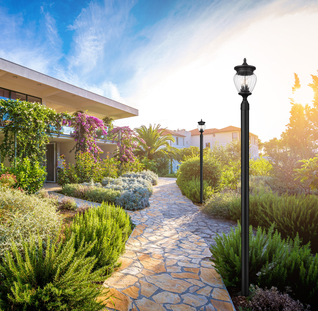 Davina - 3 Light Outdoor Post Light