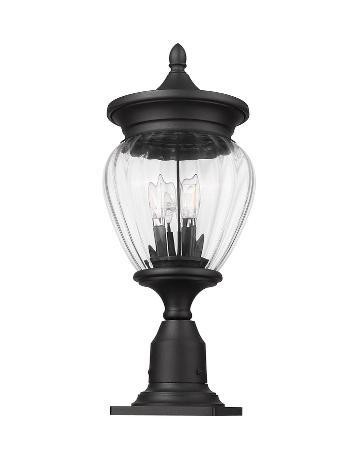 Davina - 3 Light Outdoor Pier Mount Light