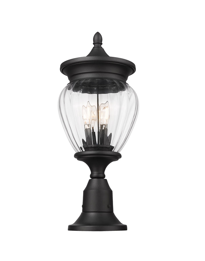 Davina - 3 Light Outdoor Pier Mount Light (5016PHMR-553PM)
