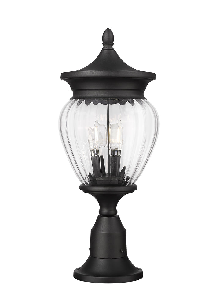 Davina - 3 Light Outdoor Pier Mount Light (5016PHMR-553PM)