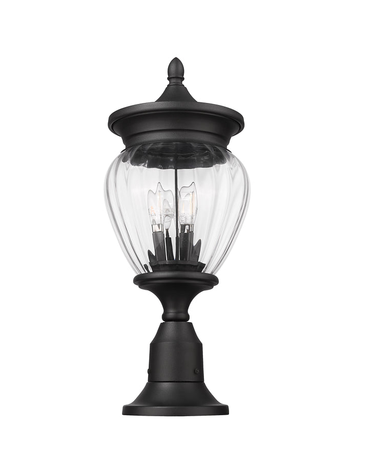 Davina - 3 Light Outdoor Pier Mount Light (5016PHMR-553PM)