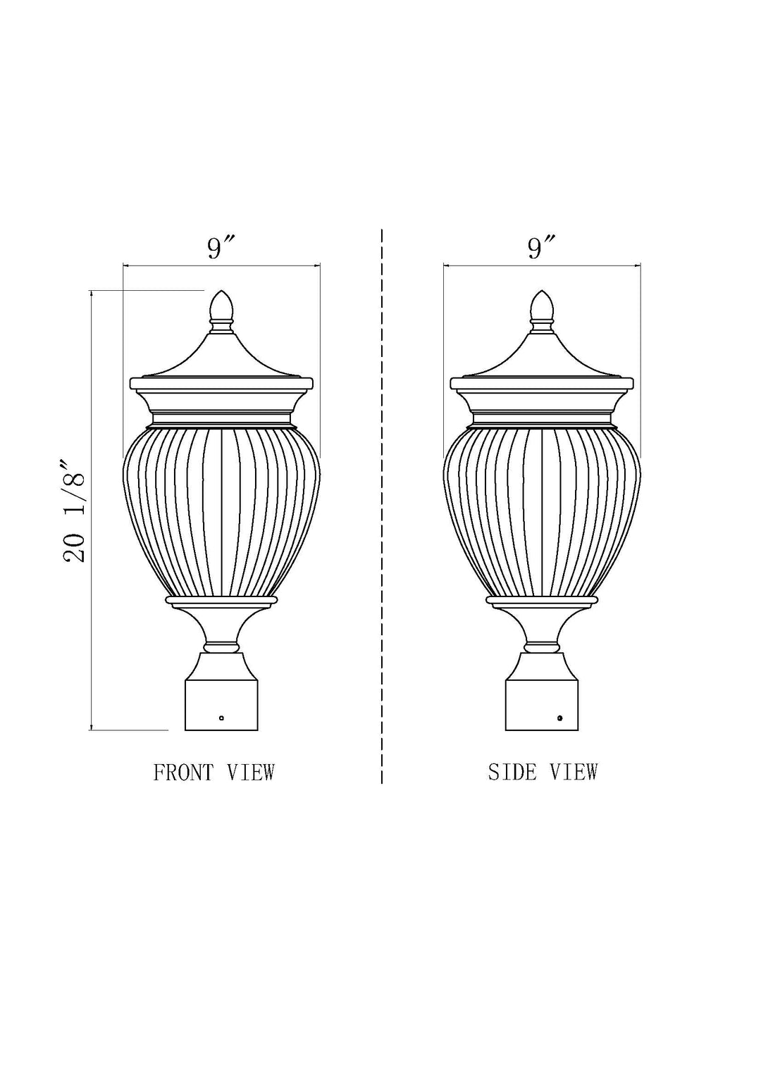 Davina - Outdoor Post Light