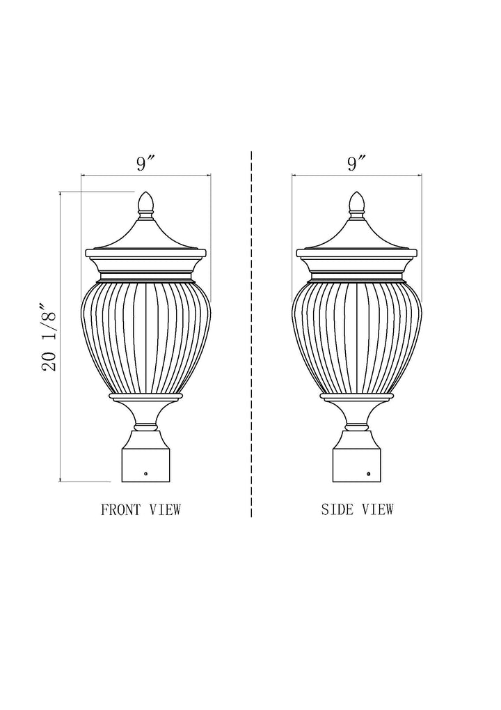 Davina - Outdoor Post Light