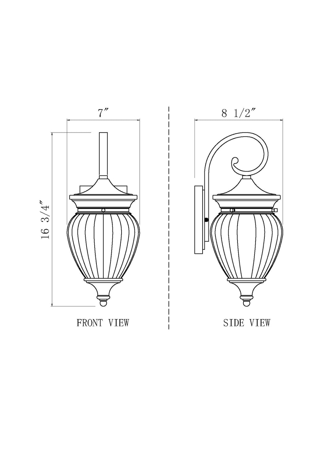 Davina - Outdoor Wall Light