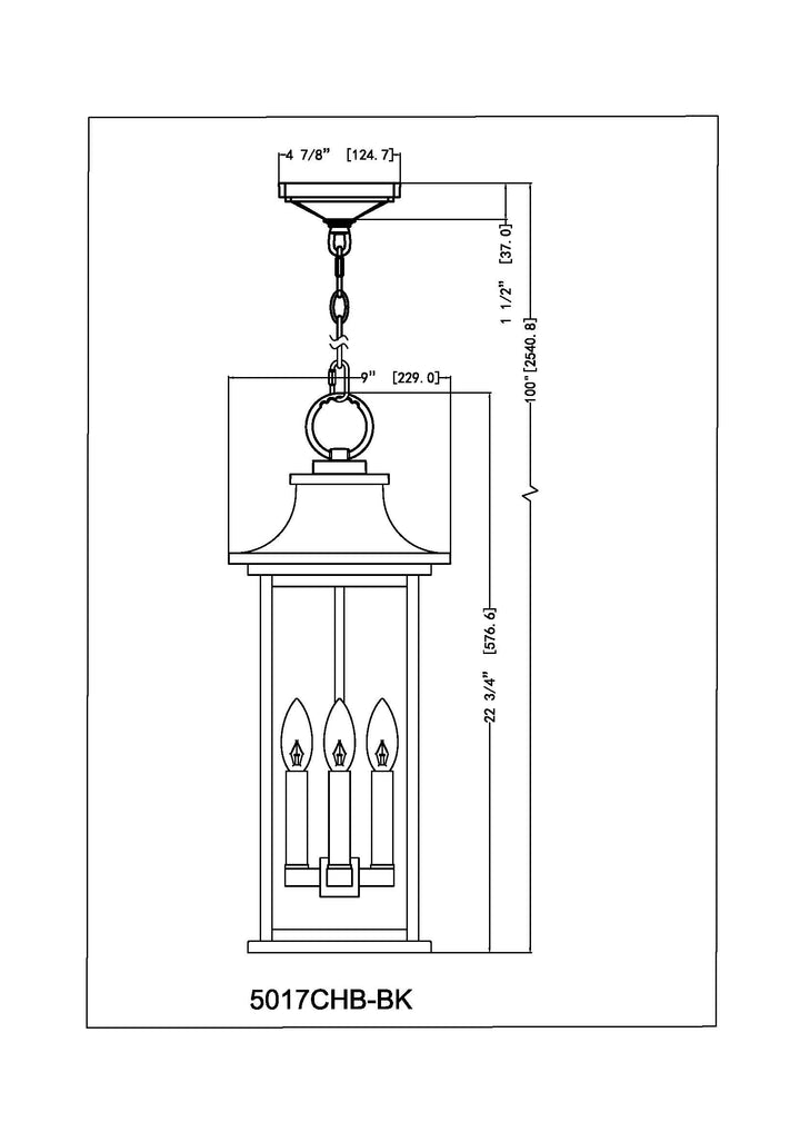 Tiberius - Outdoor Pendant