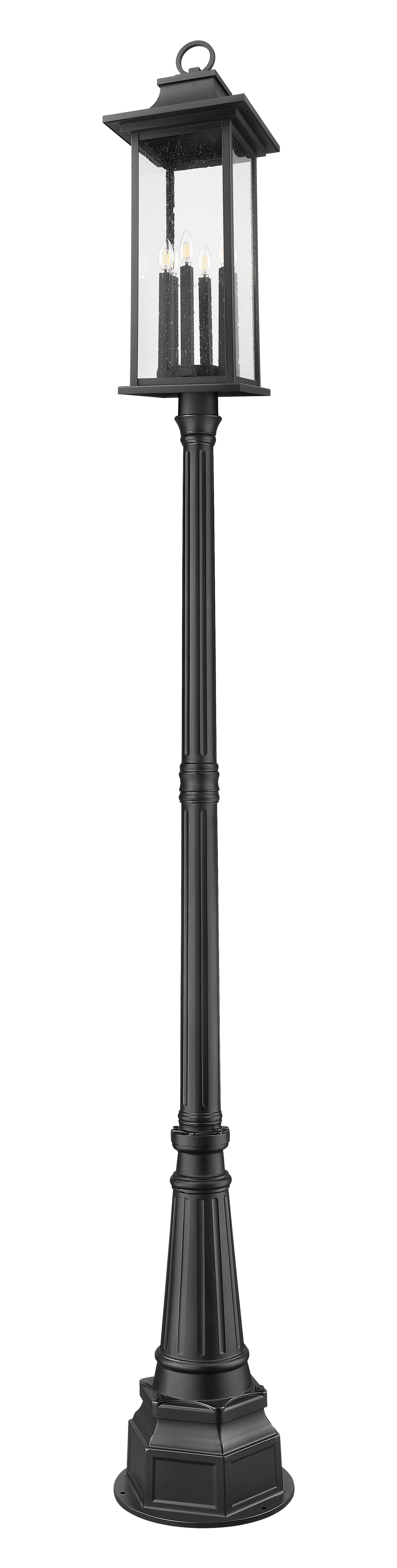 Tiberius - 6 Light Outdoor Post Light