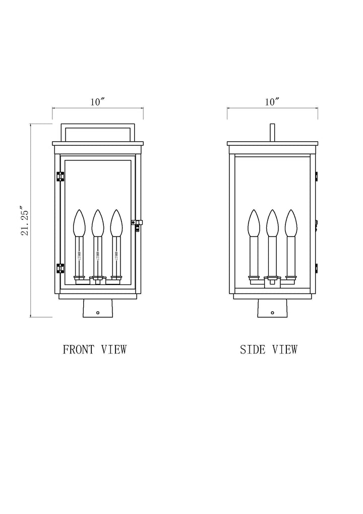 Hartwell - Outdoor Post Light