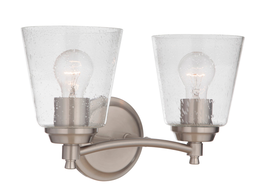 Tyler Vanity Light in Brushed Polished Nickel by Craftmade