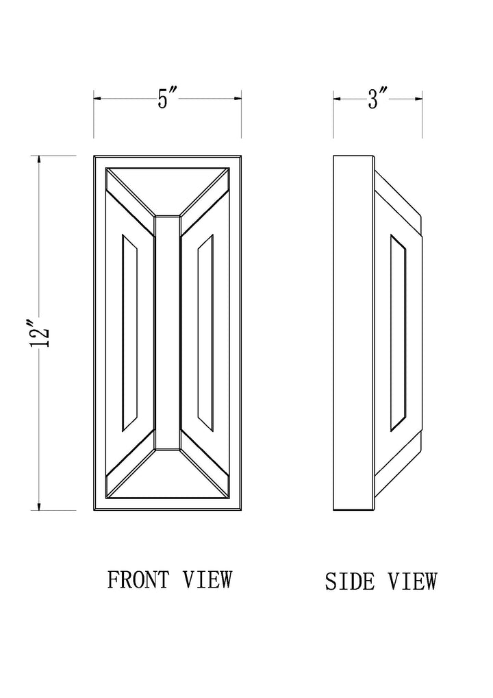 Banff - LED 2 Light Outdoor Wall Light