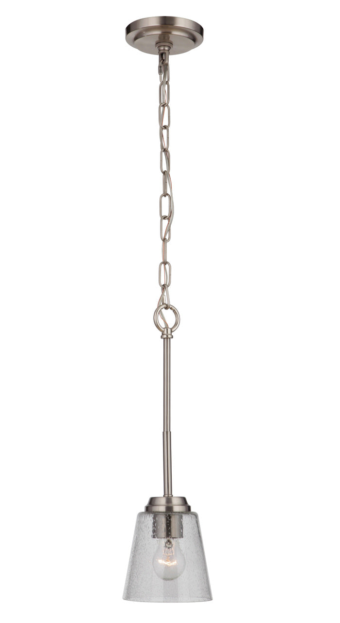 Tyler Pendant in Brushed Polished Nickel by Craftmade