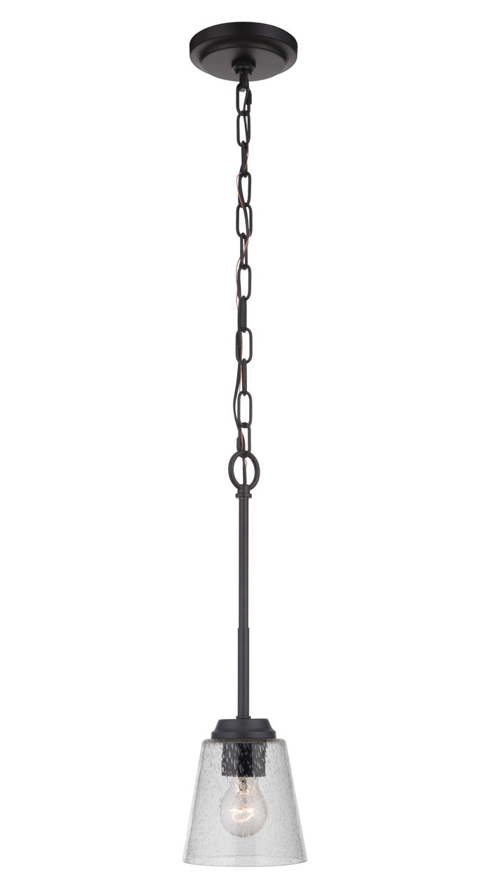 Tyler Pendant in Flat Black by Craftmade