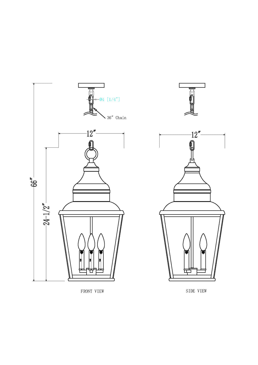 Raphael - Outdoor Pendant