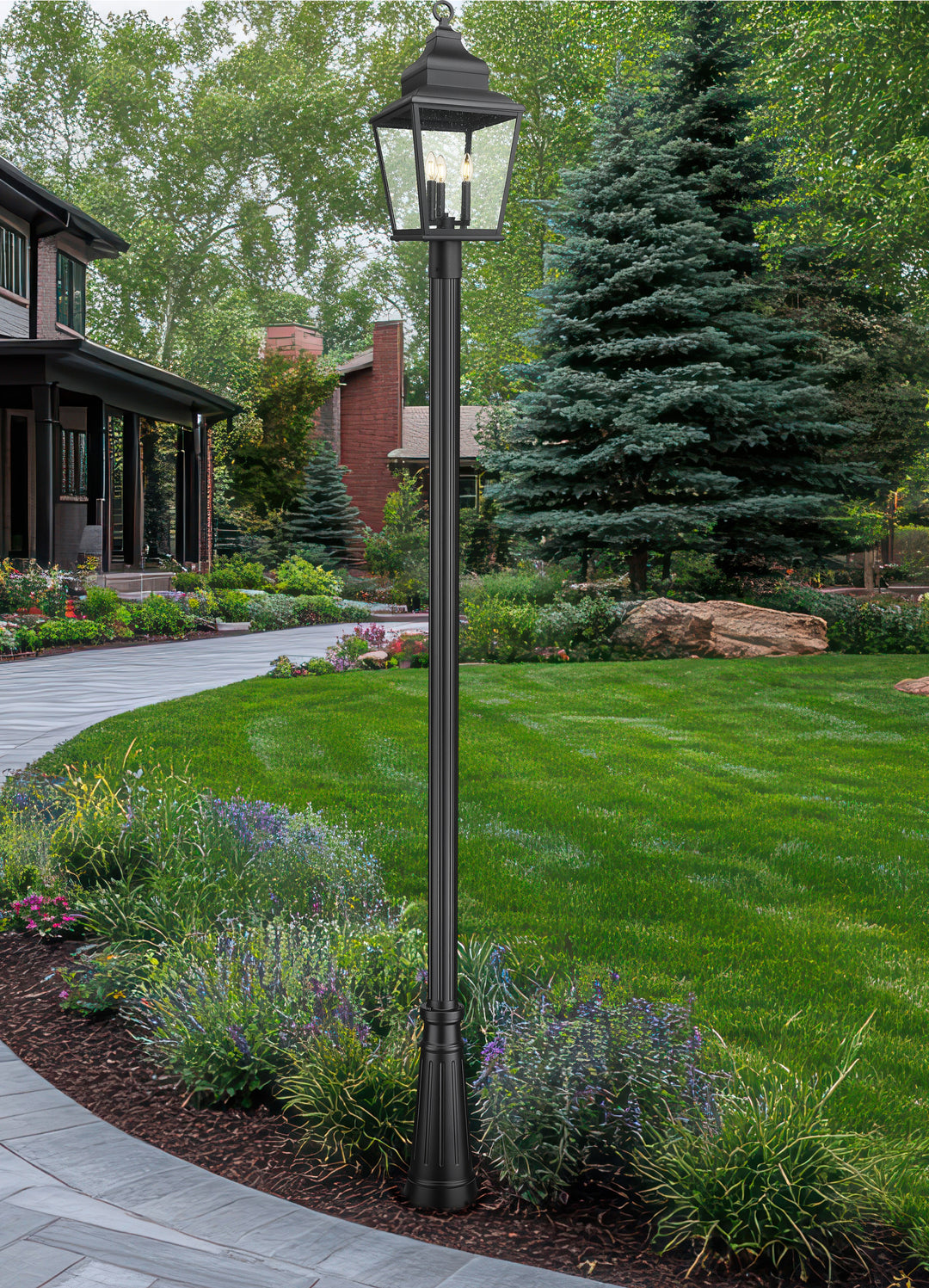 Raphael - 3 Light Outdoor Post Light (5029PHBR-5011P)