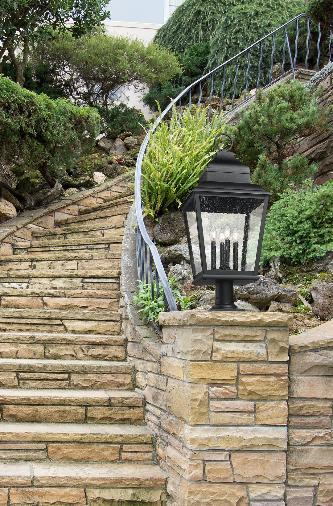 Raphael - 4 Light Outdoor Pier Mount Light